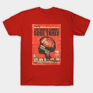 POSTER TOUR - SOUL TRAIN THE SOUTH LONDON 93 T-Shirt